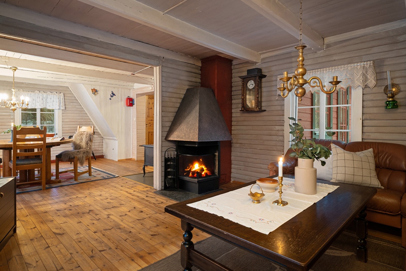 Peis i stuen - Et naturlig samlingspunkt på kjølige dager. Galleribilde