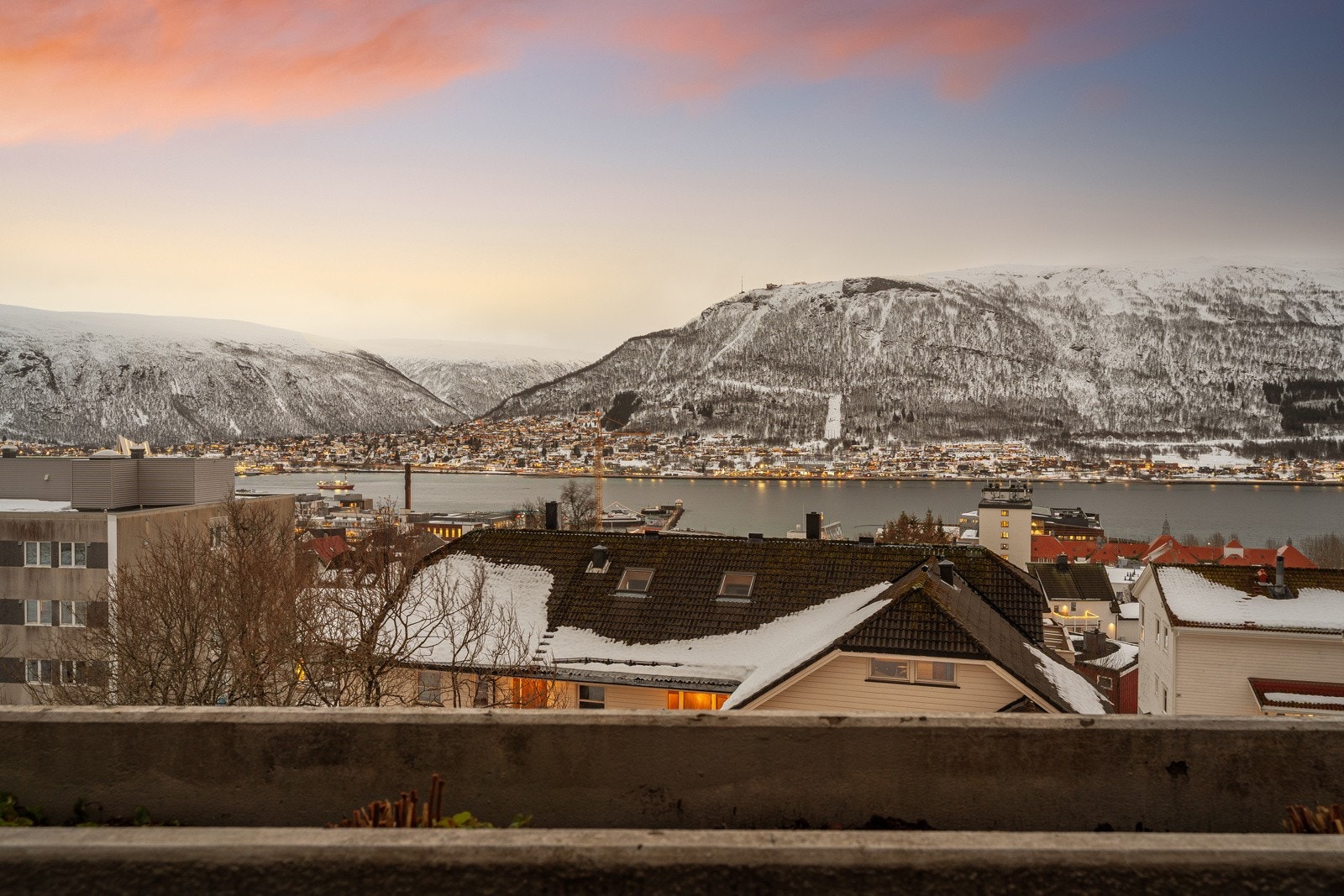 Fantastisk utsikt fra balkongen! Galleribilde