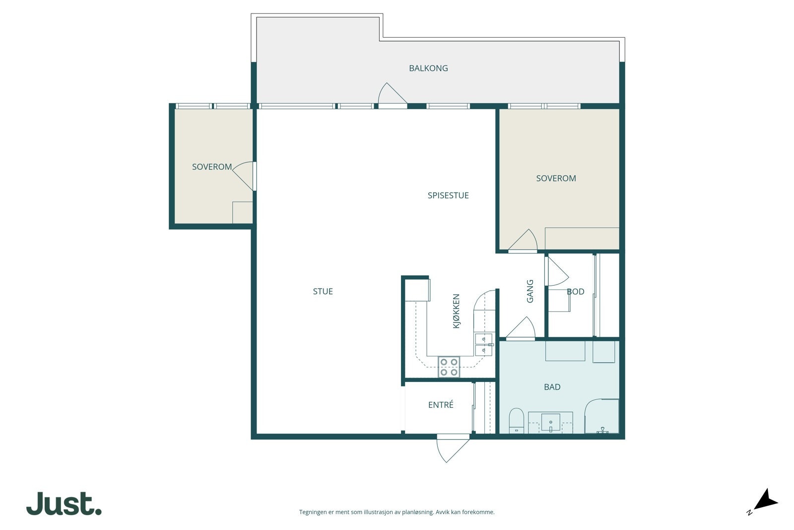 Planskisse. Galleribilde