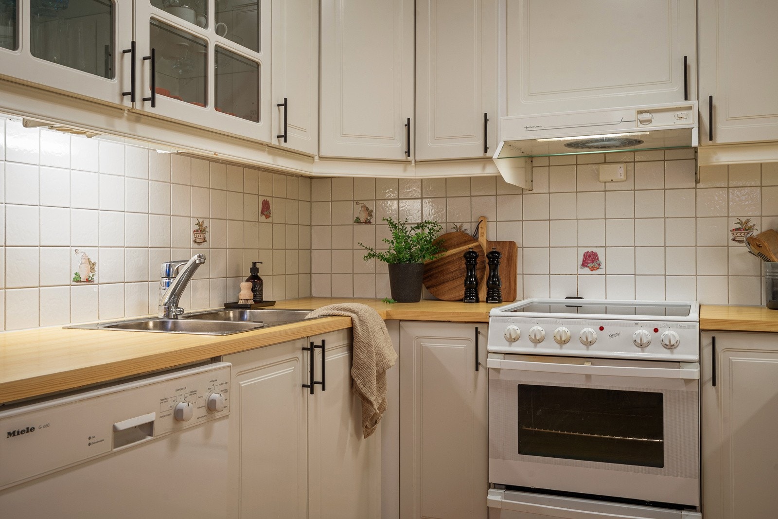 Plass til frittstående hvitevarer. Galleribilde