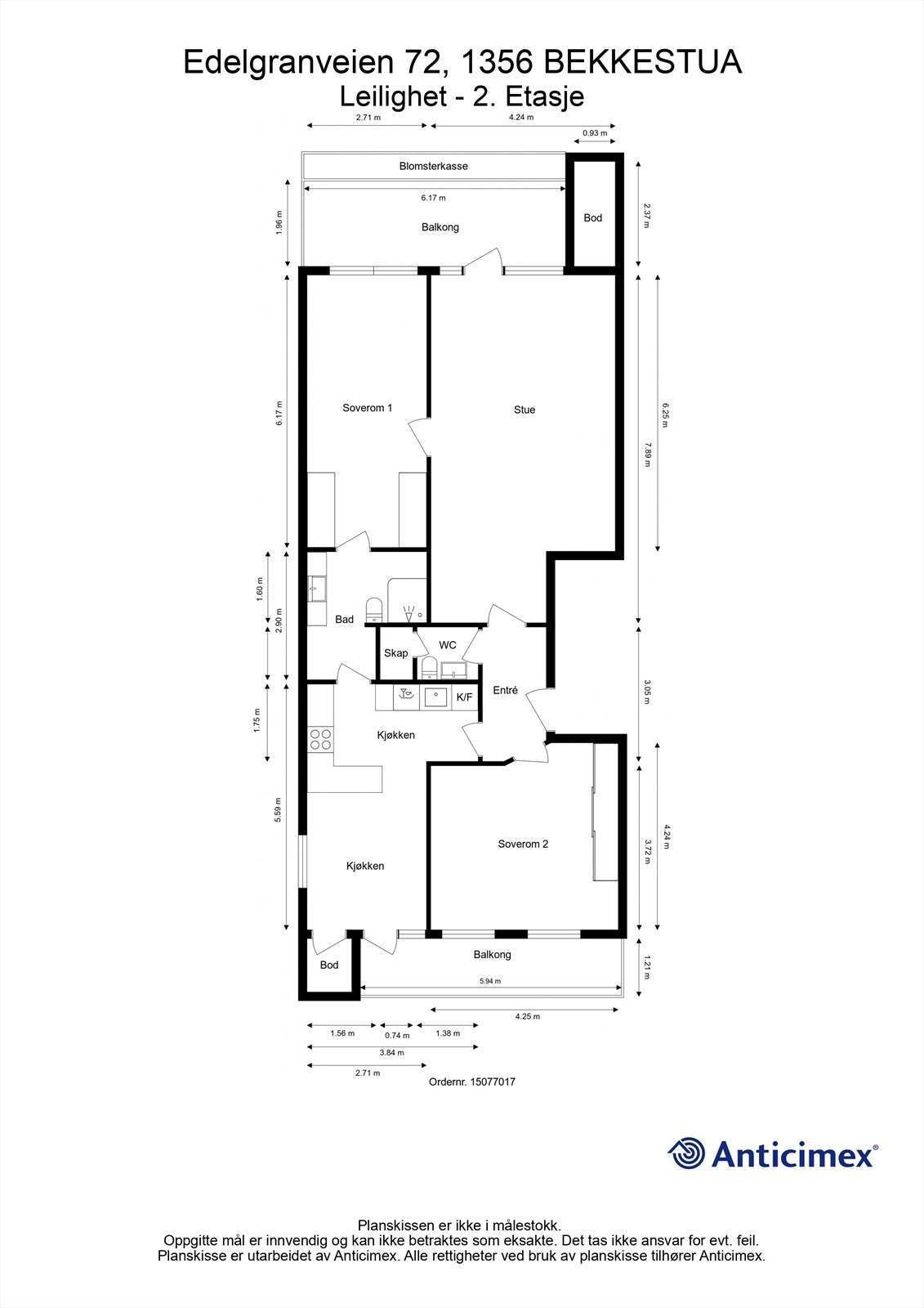 Plantegning Galleribilde