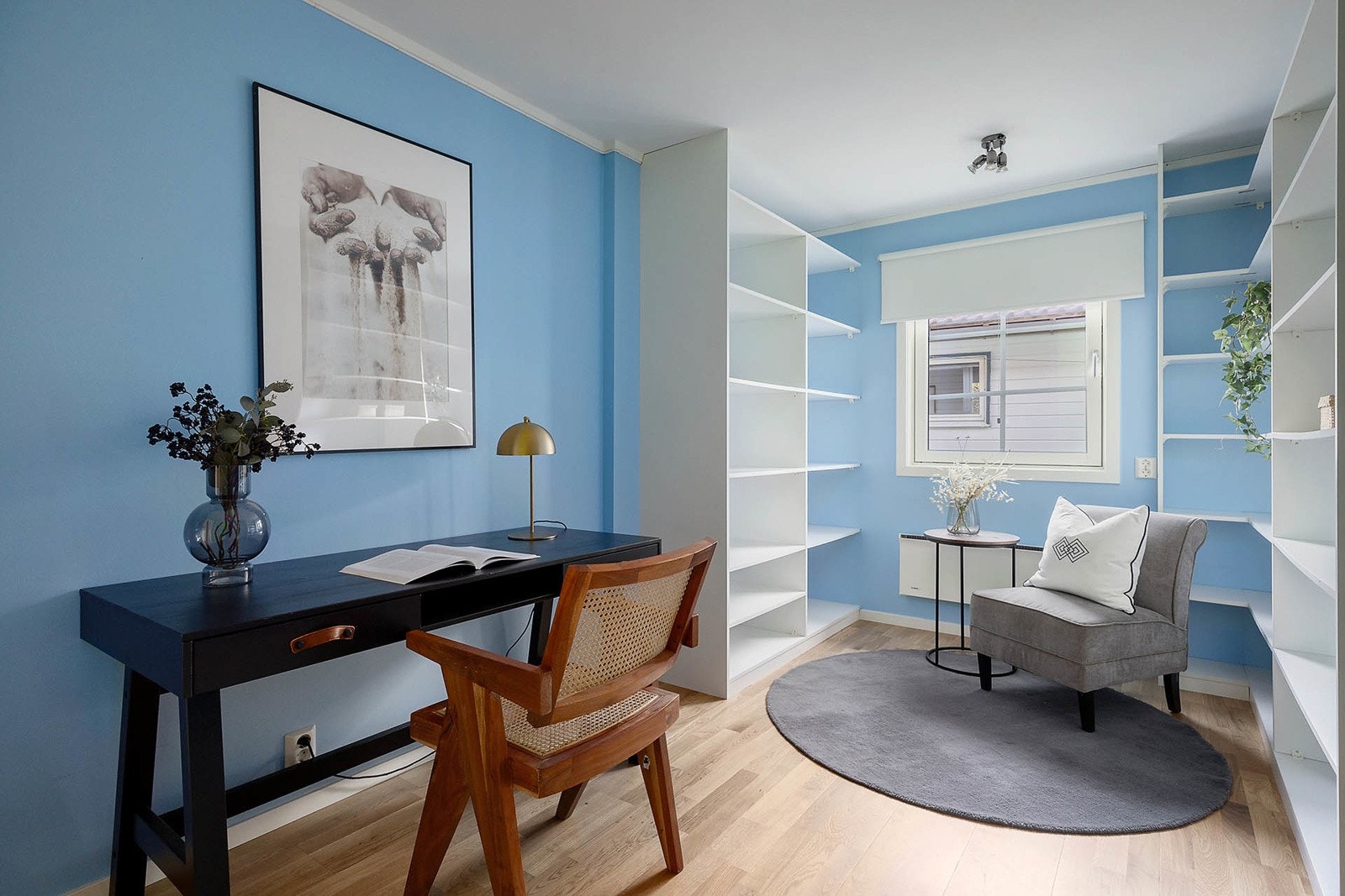 Resterende soverom kan benyttes som barnerom eller hobbyrom. Galleribilde