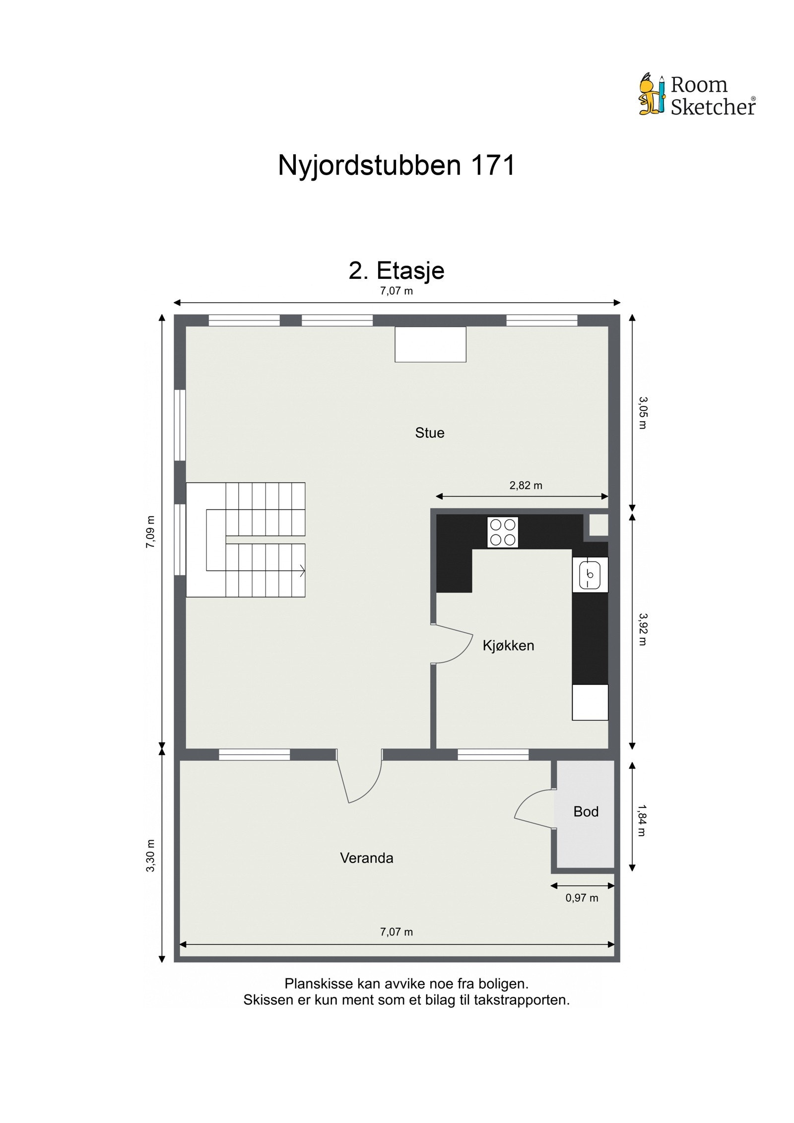 Nyjordstubben 171 - 2. Etasje Galleribilde