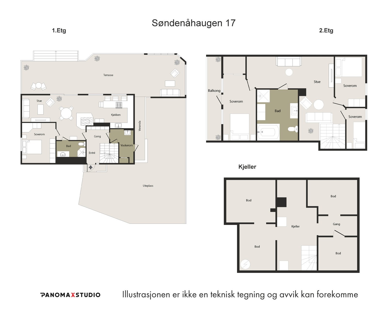 Plantegning Galleribilde