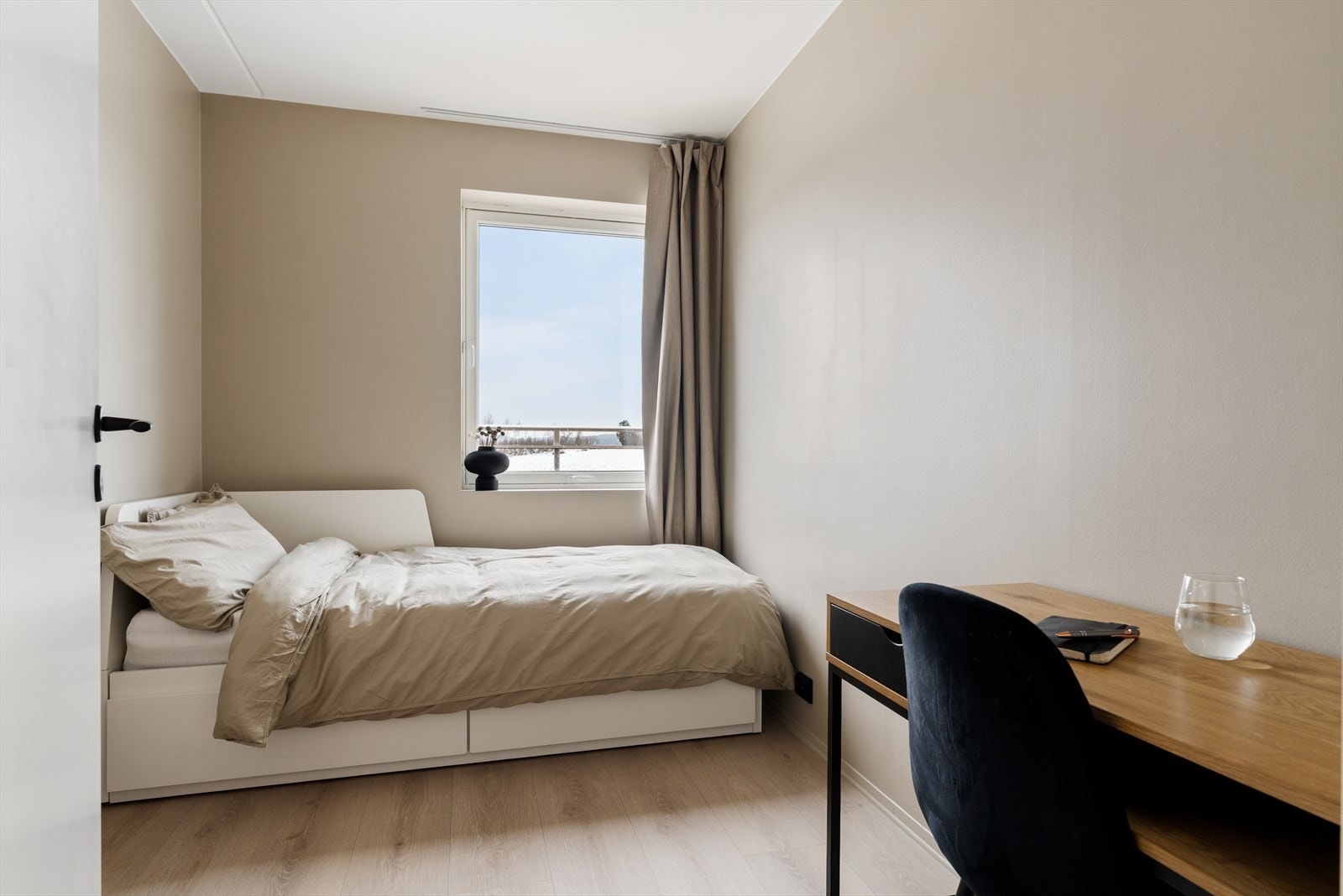 Det minste soverommet er på 7 m². Galleribilde