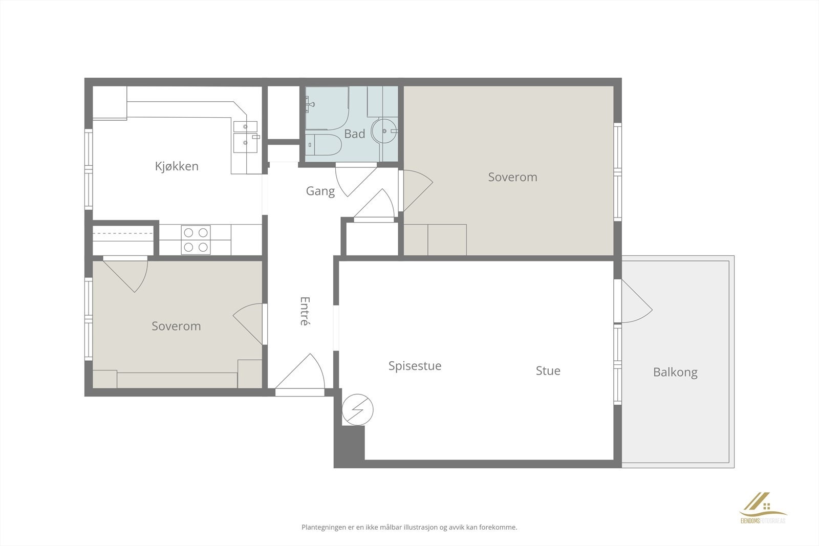 Plantegning Galleribilde