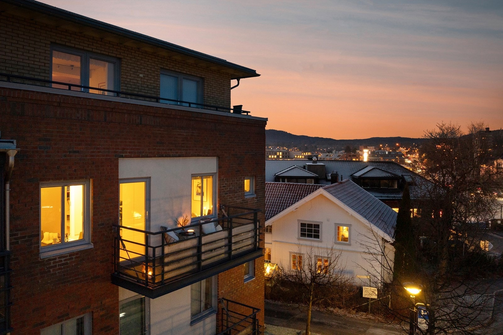 Her kan du leve en usjenert tilværelse midt i Asker sentrum, med matbutikk i umiddelbar nærhet. Galleribilde