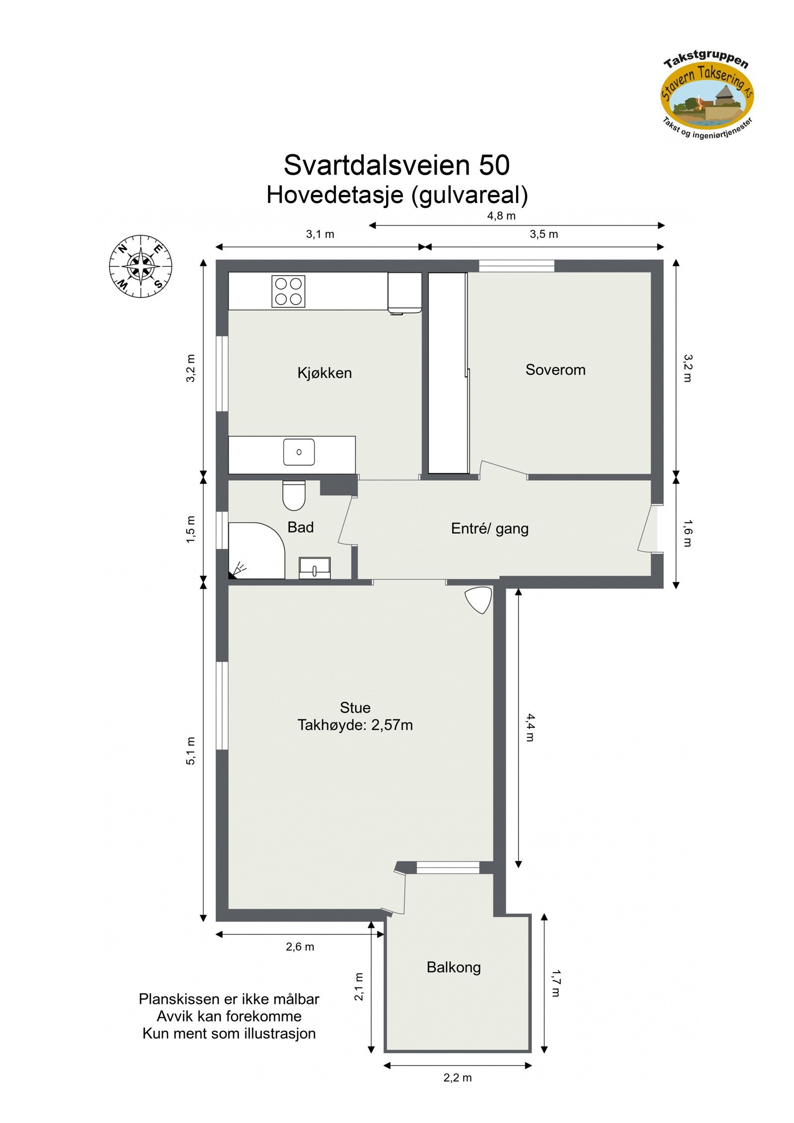 Plantegning Galleribilde