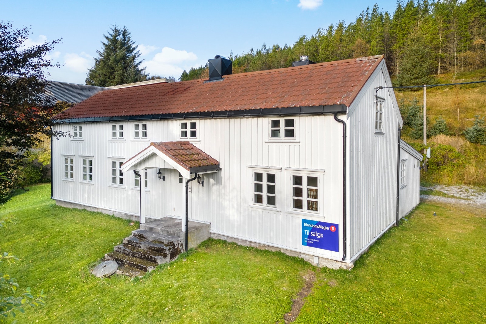 Våningshuset er oppsatt i rundt 1874. Galleribilde