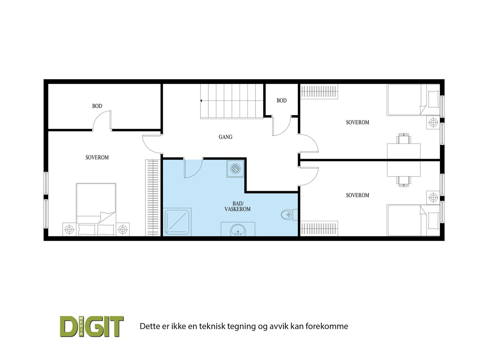 plantegning Galleribilde