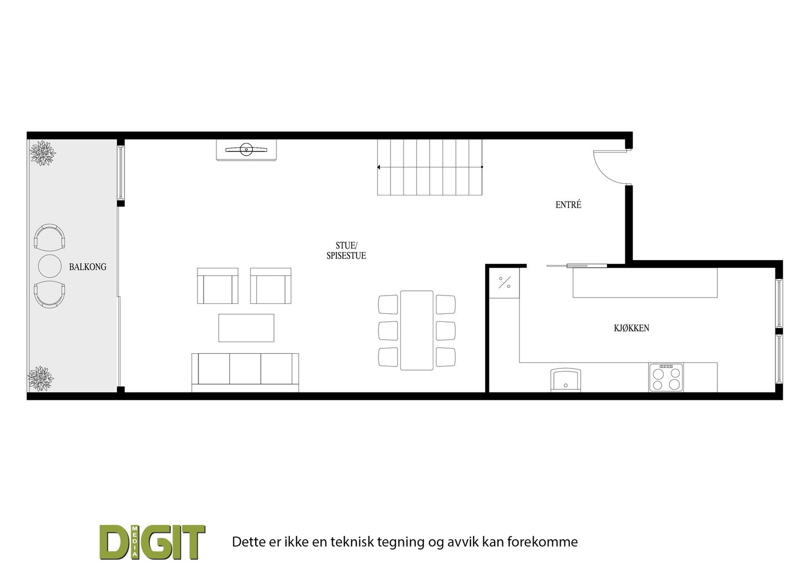 Plantegning Galleribilde