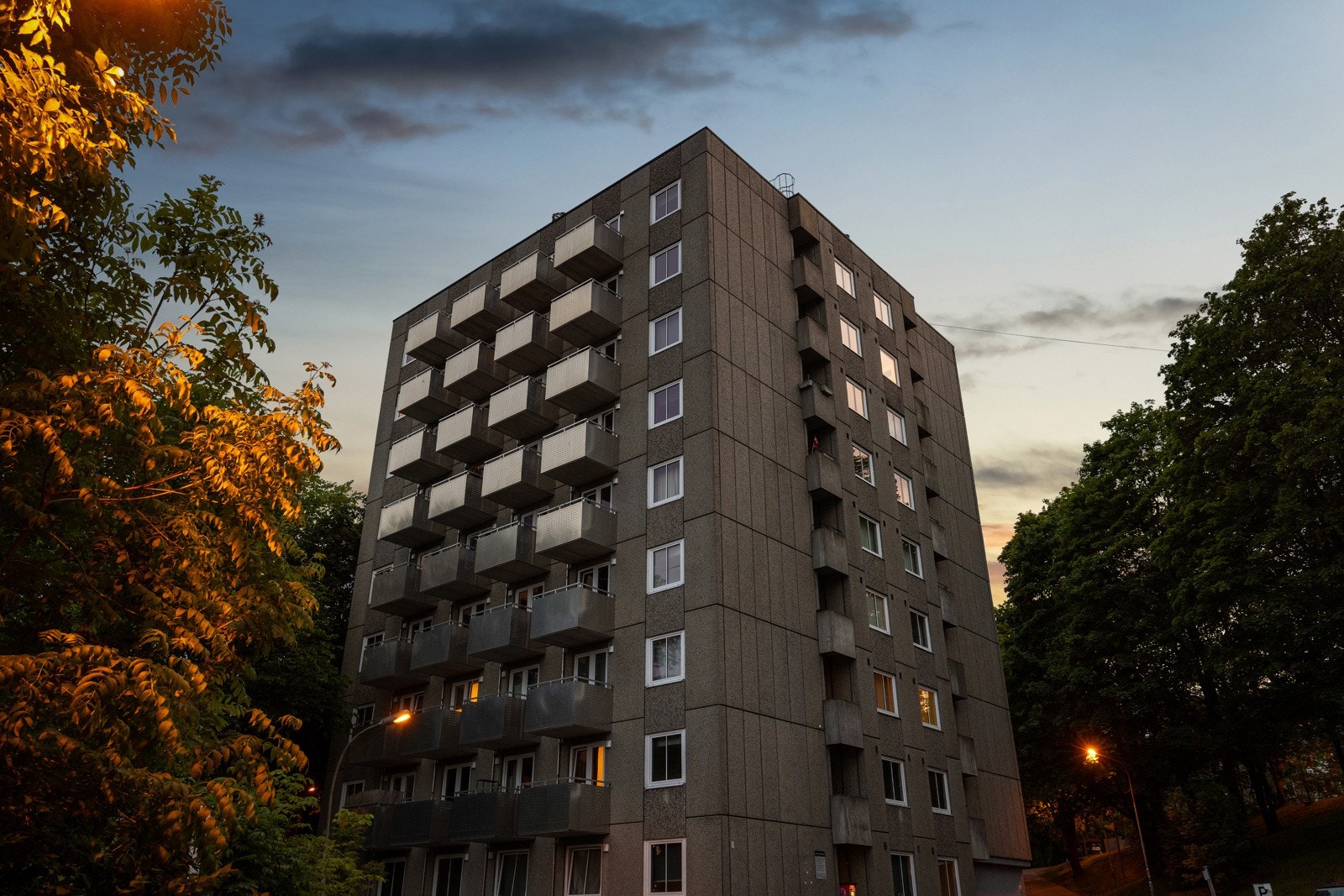 Kveldsbilde. Galleribilde