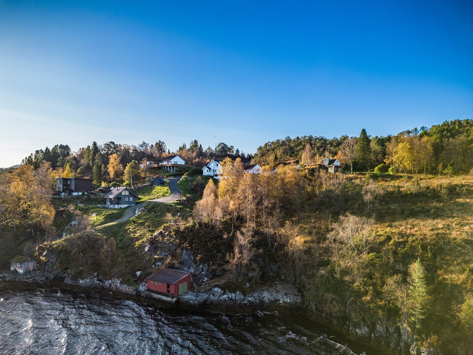Nøst og strandlinje Galleribilde