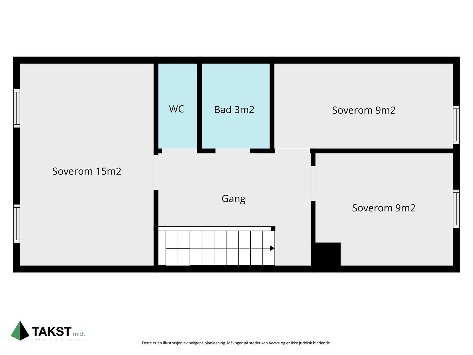 Plantegning 2.etg. Galleribilde
