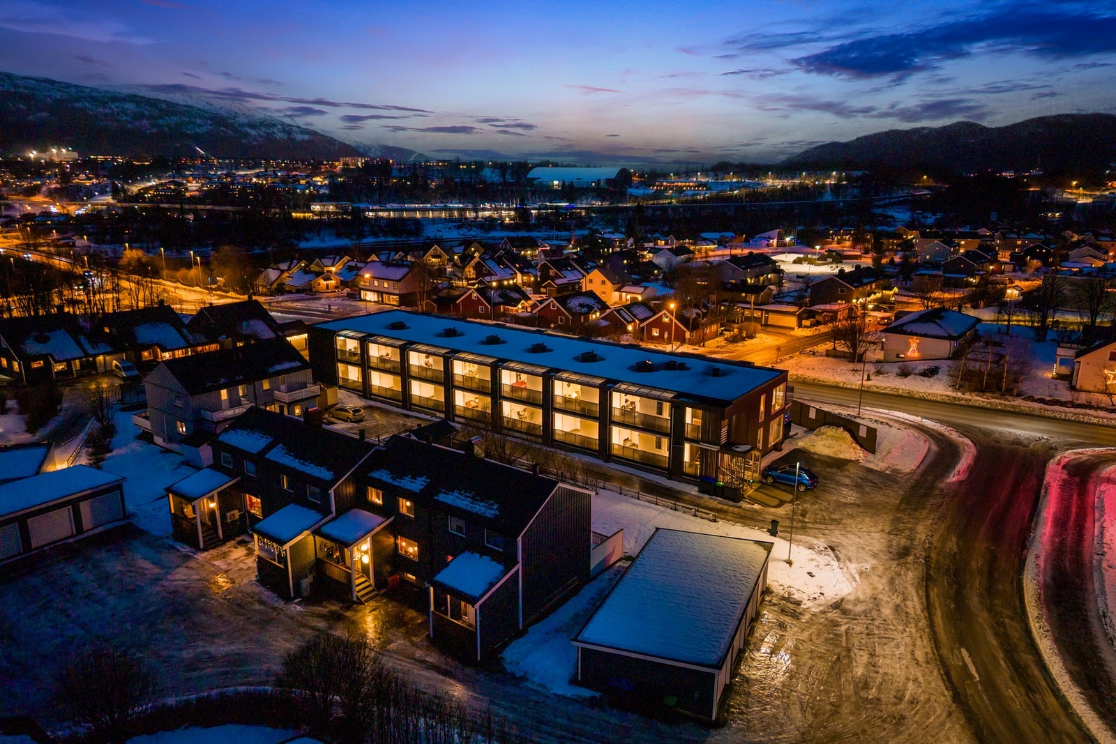 Bygget er oppført i 2019 av lokale kvalitetsbedrifter. Galleribilde