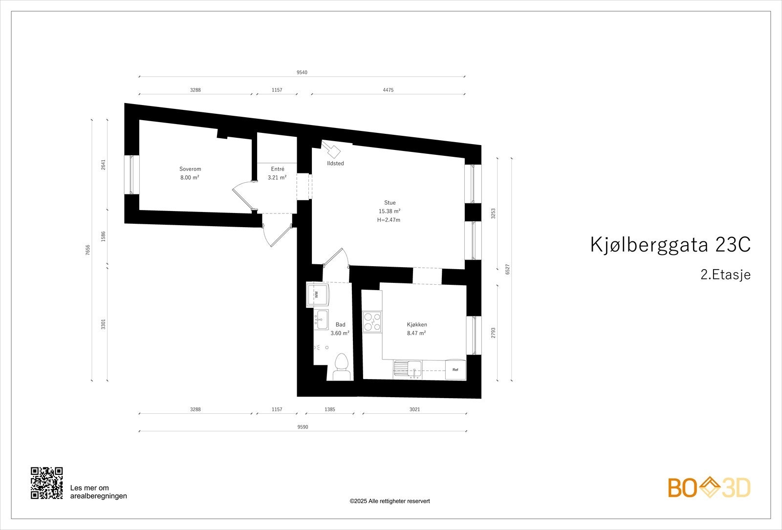 planskisse Galleribilde