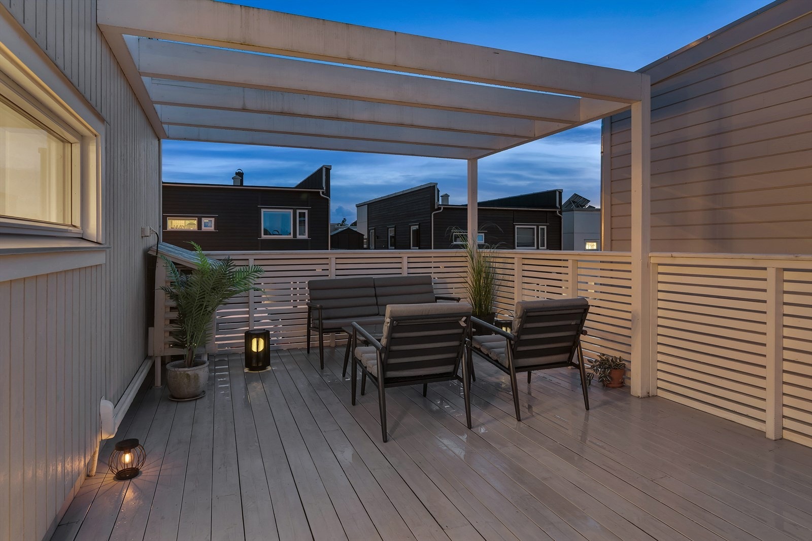 Her kan du nyte prima solforhold gjennom sommermånedene. Galleribilde