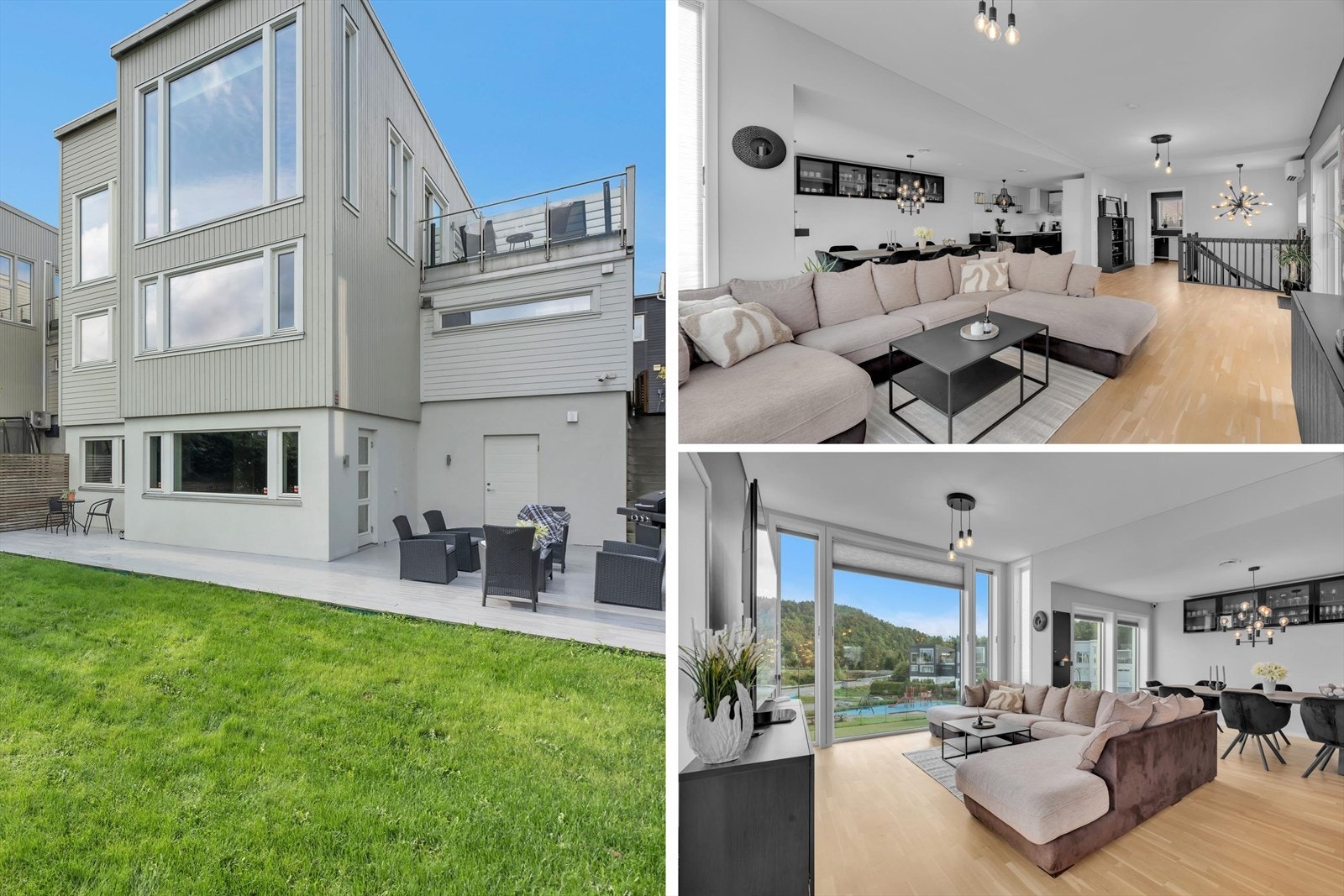 Velkommen til et ettertraktet og familievennlig boligområde som kombinerer en trygg og idyllisk atmosfære med nærhet til både natur og urbane bekvemmeligheter. Galleribilde