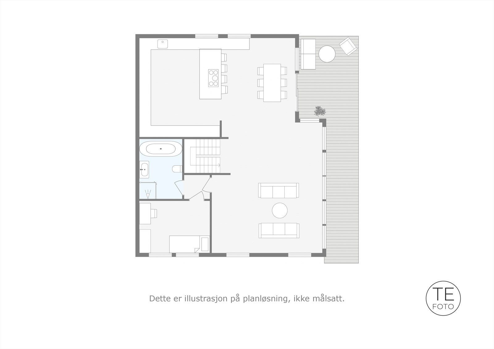 Plantegning 2. etasje. Galleribilde