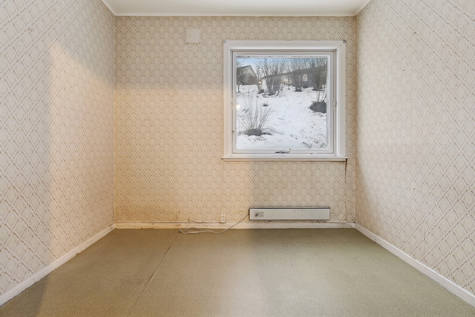 Også dette rommet har plass til garderobeløsning og dobbeltseng. Galleribilde