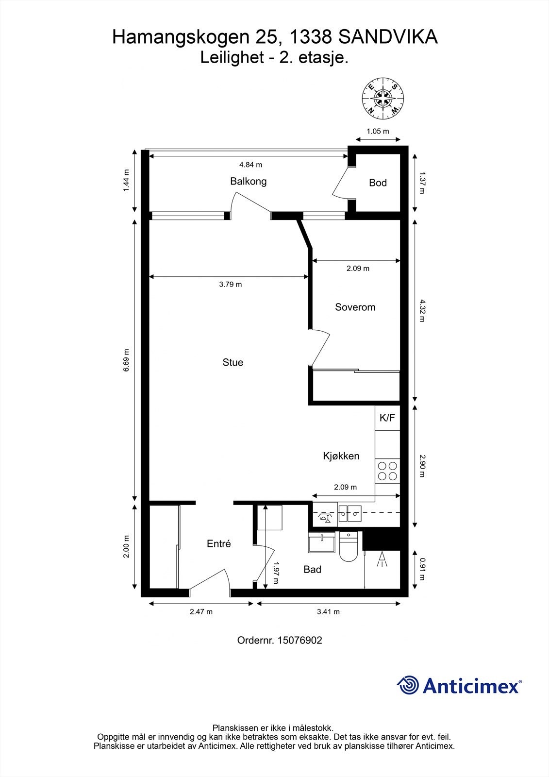 Plantegning Galleribilde