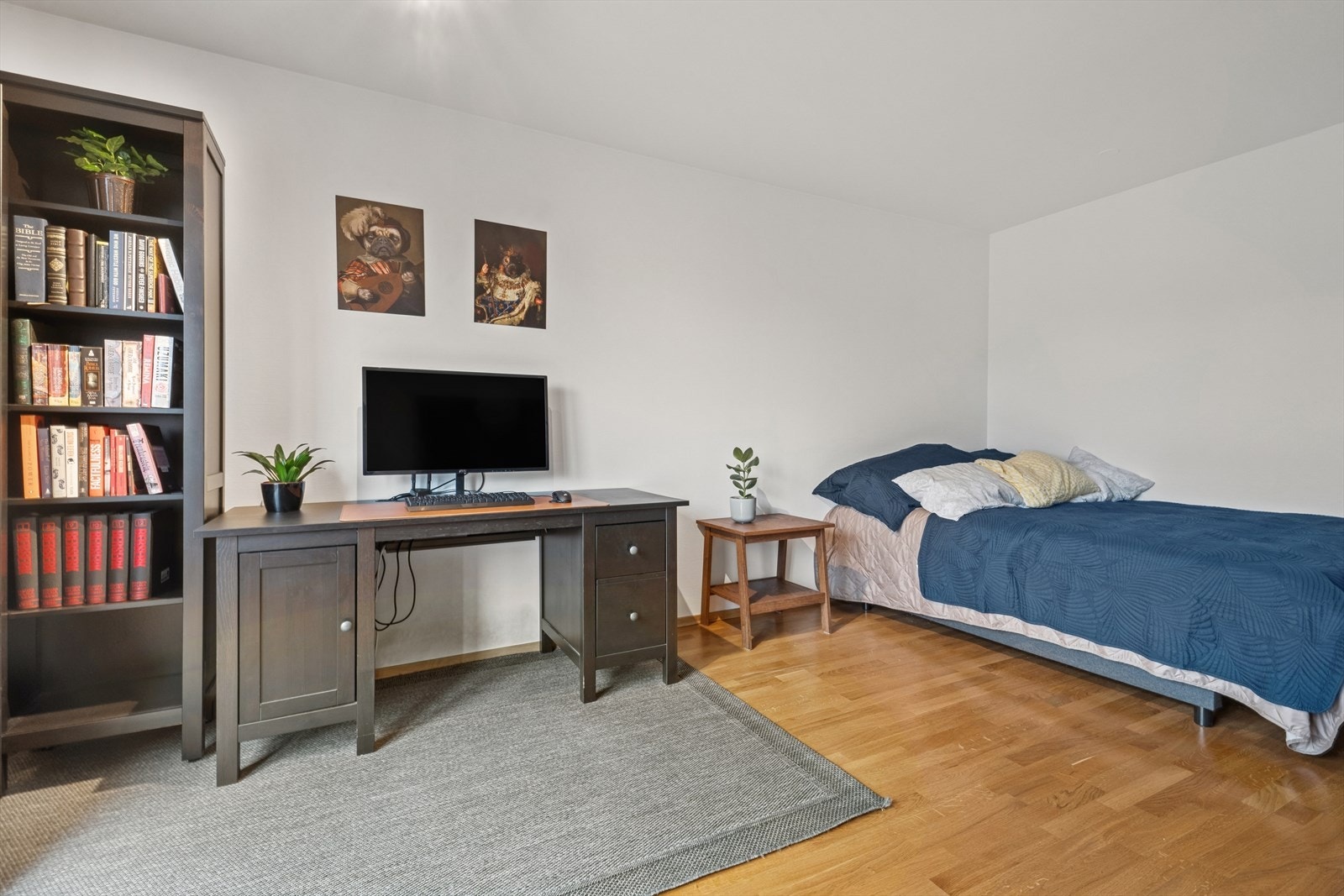 Fra stuen har du tilgang til en praktisk sovealkove. Galleribilde