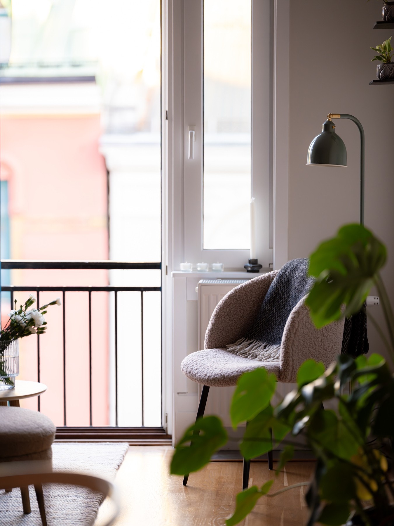 Om sommeren kommer den franske balkongen godt med. Galleribilde