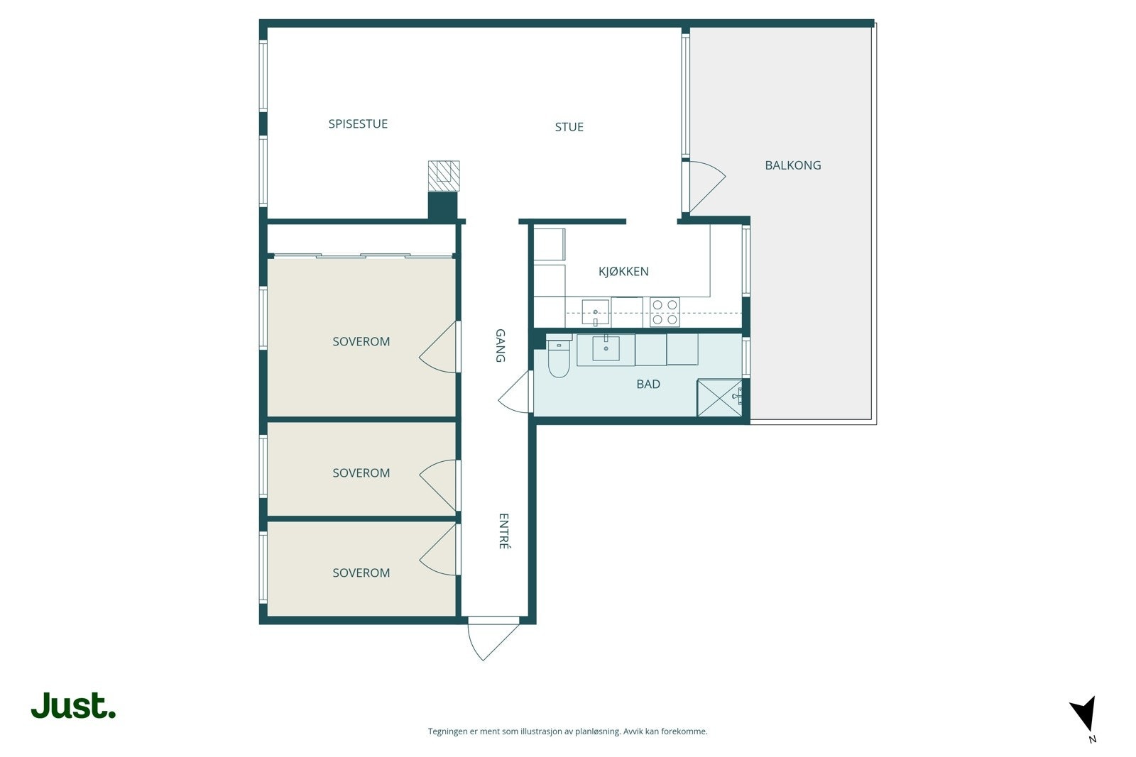 Planskisse. Galleribilde