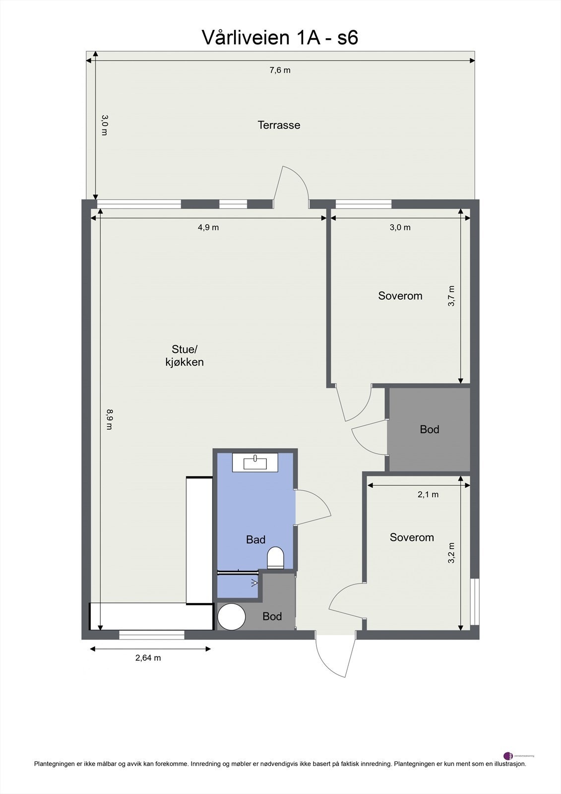 Plantegning 1.etasje. Galleribilde