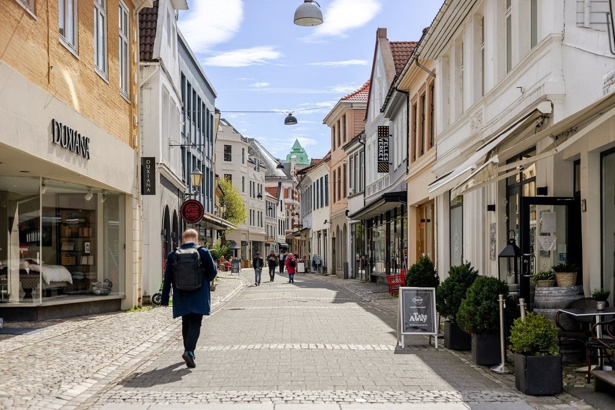 Gågaten ca 3 min unna Galleribilde