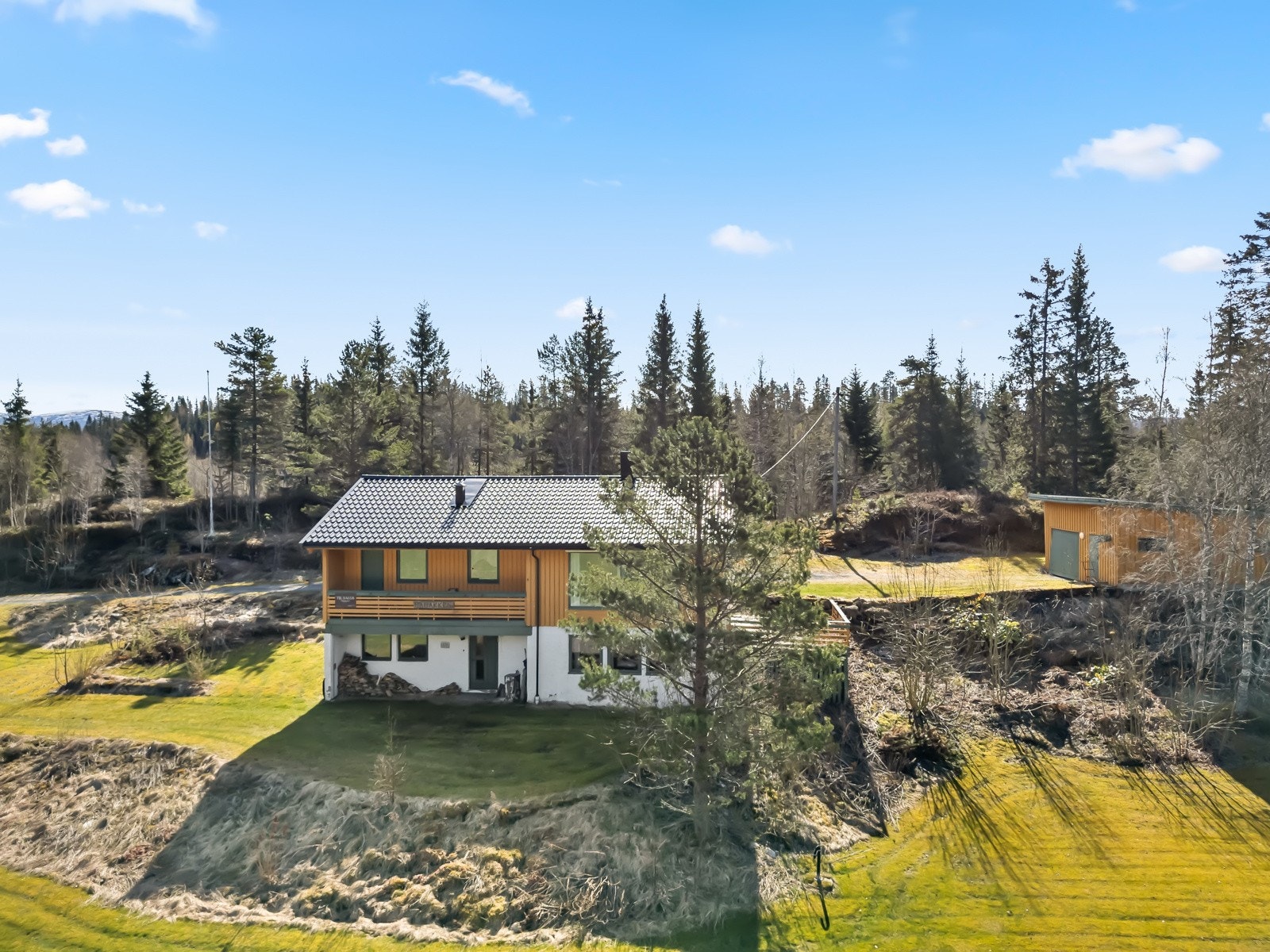 Fasade mot nord. Galleribilde