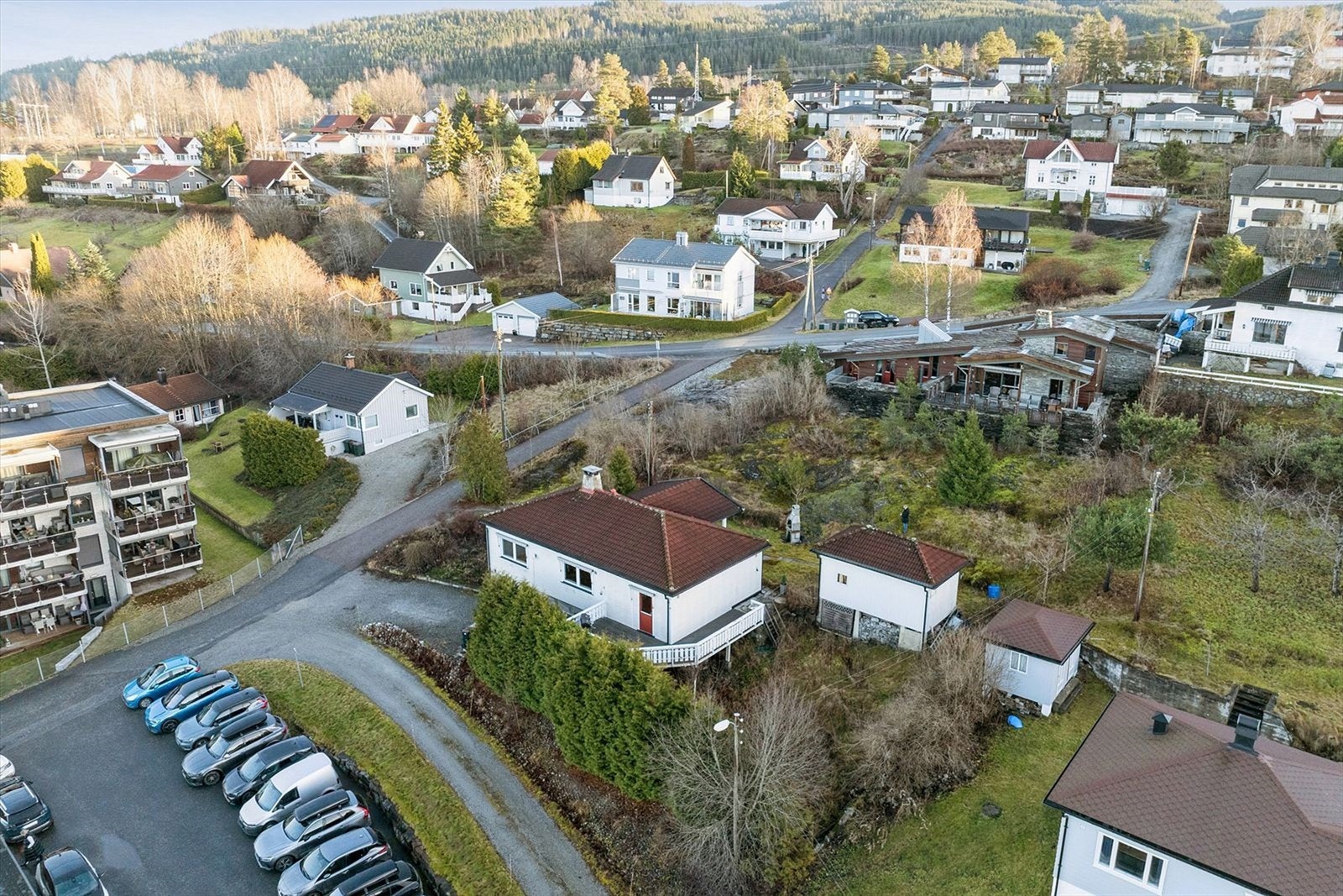 Gangavstand til barnehage, ungdomsskole og videregående skole Galleribilde