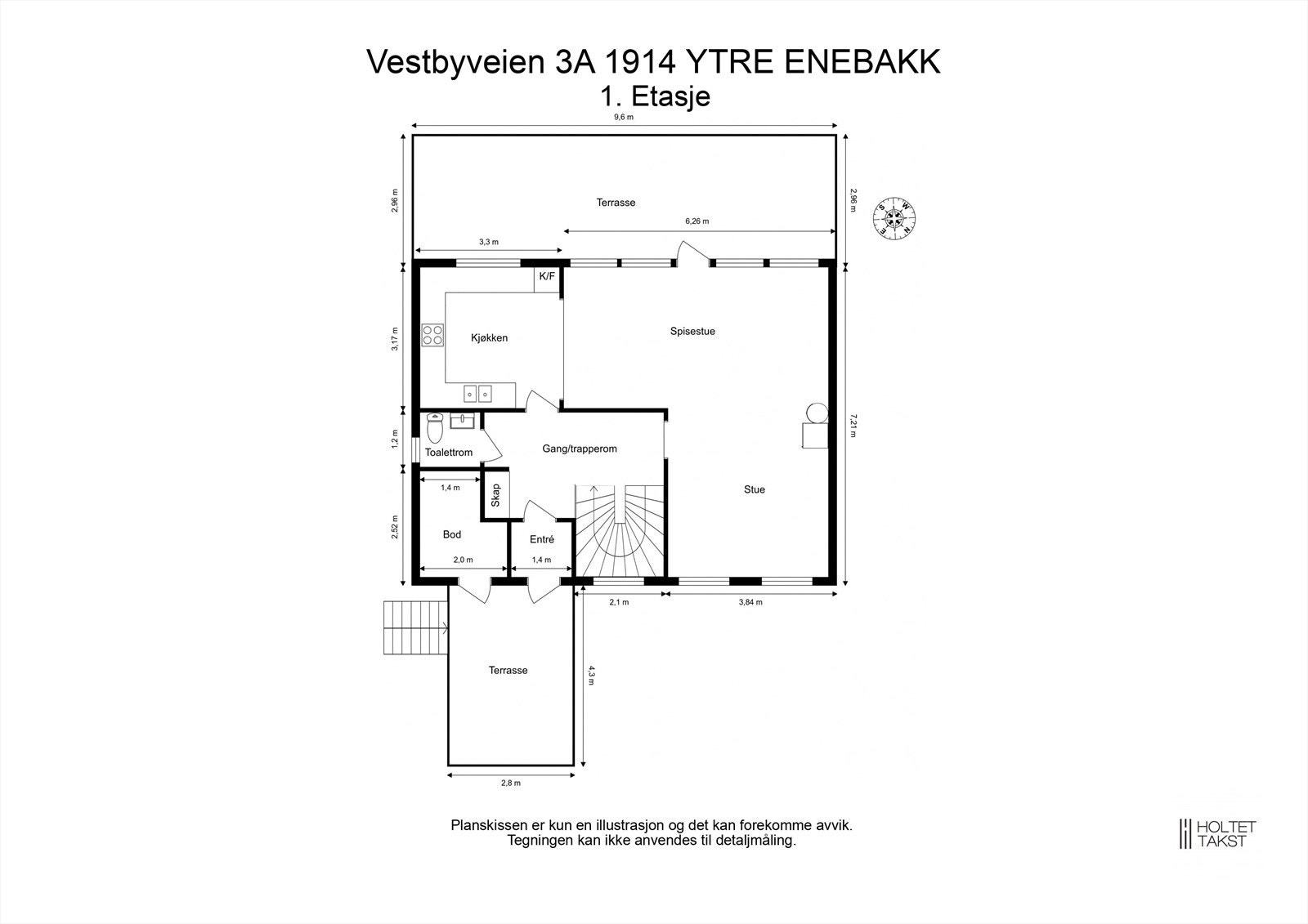 Plantegning 1.etg Galleribilde