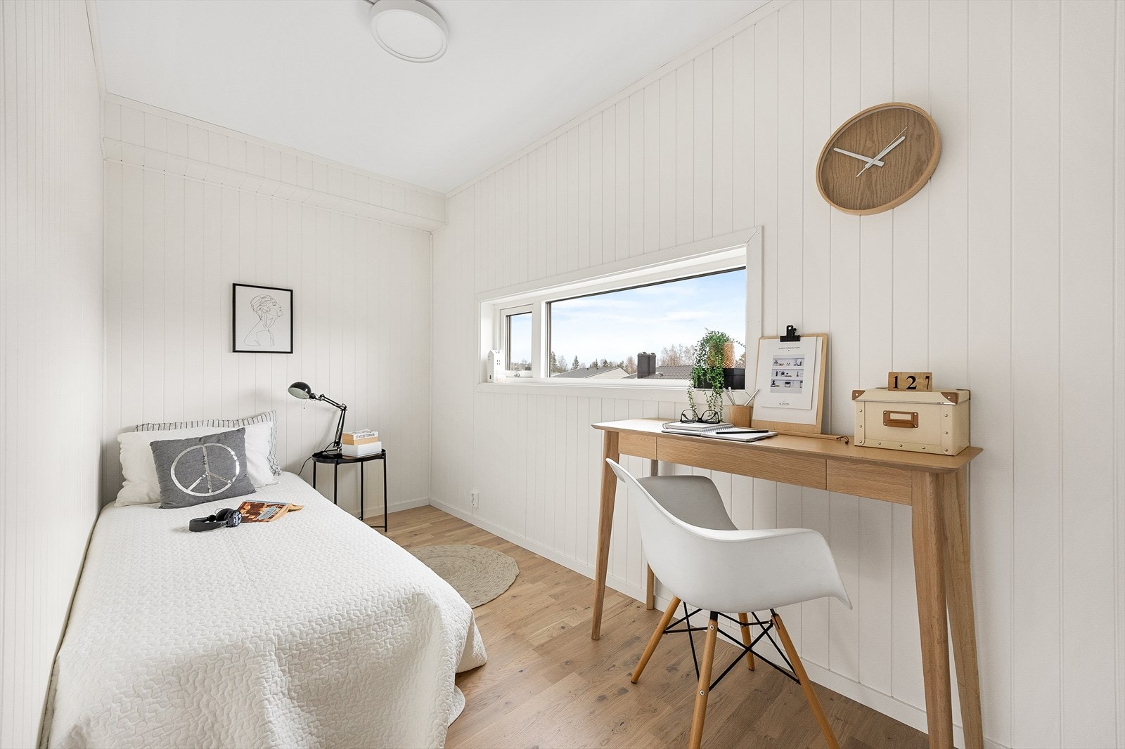 Det andre soverommet egner seg godt som barnerom, gjesterom eller kontor. Galleribilde