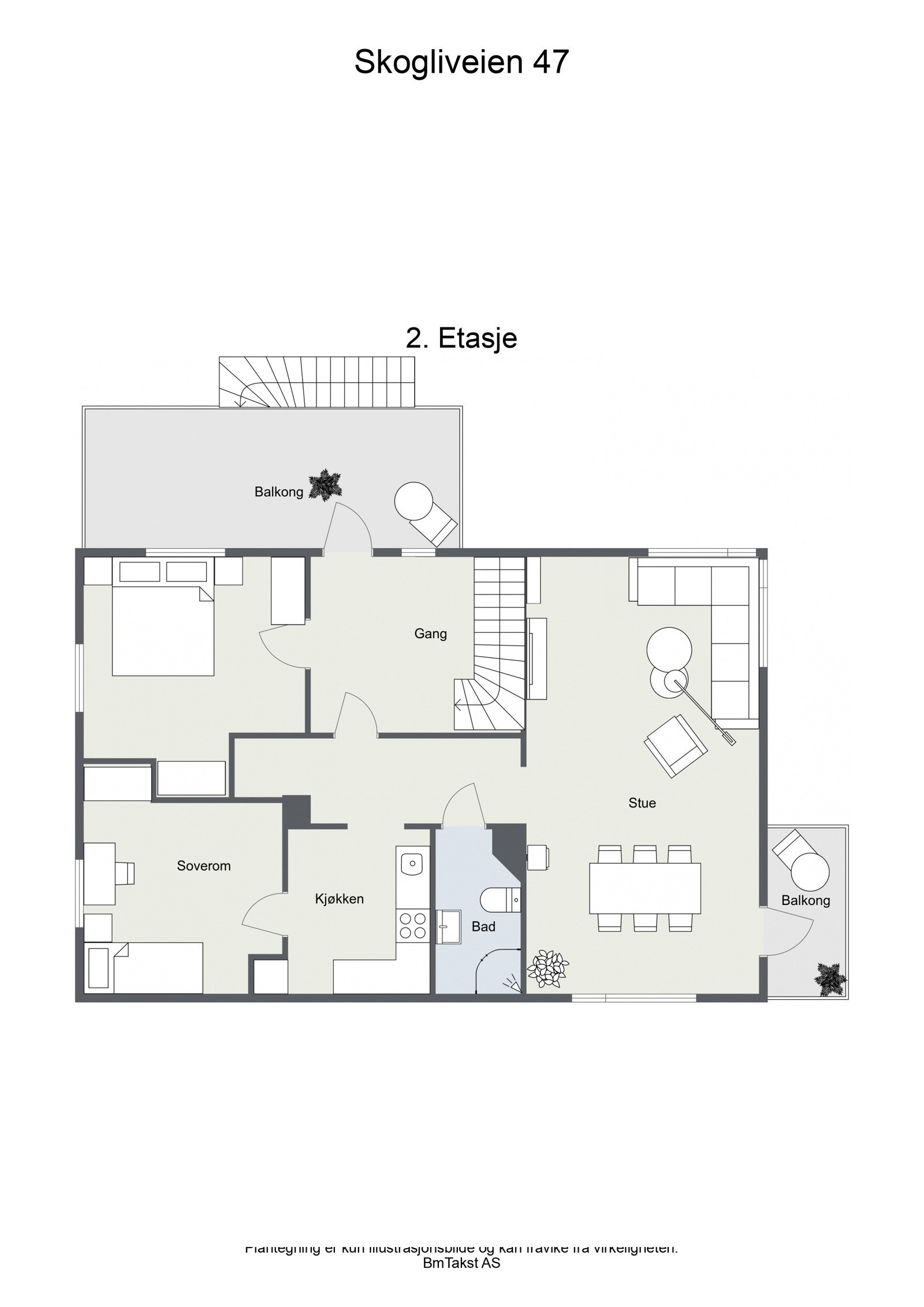 Plantegning 2. etasje. Galleribilde