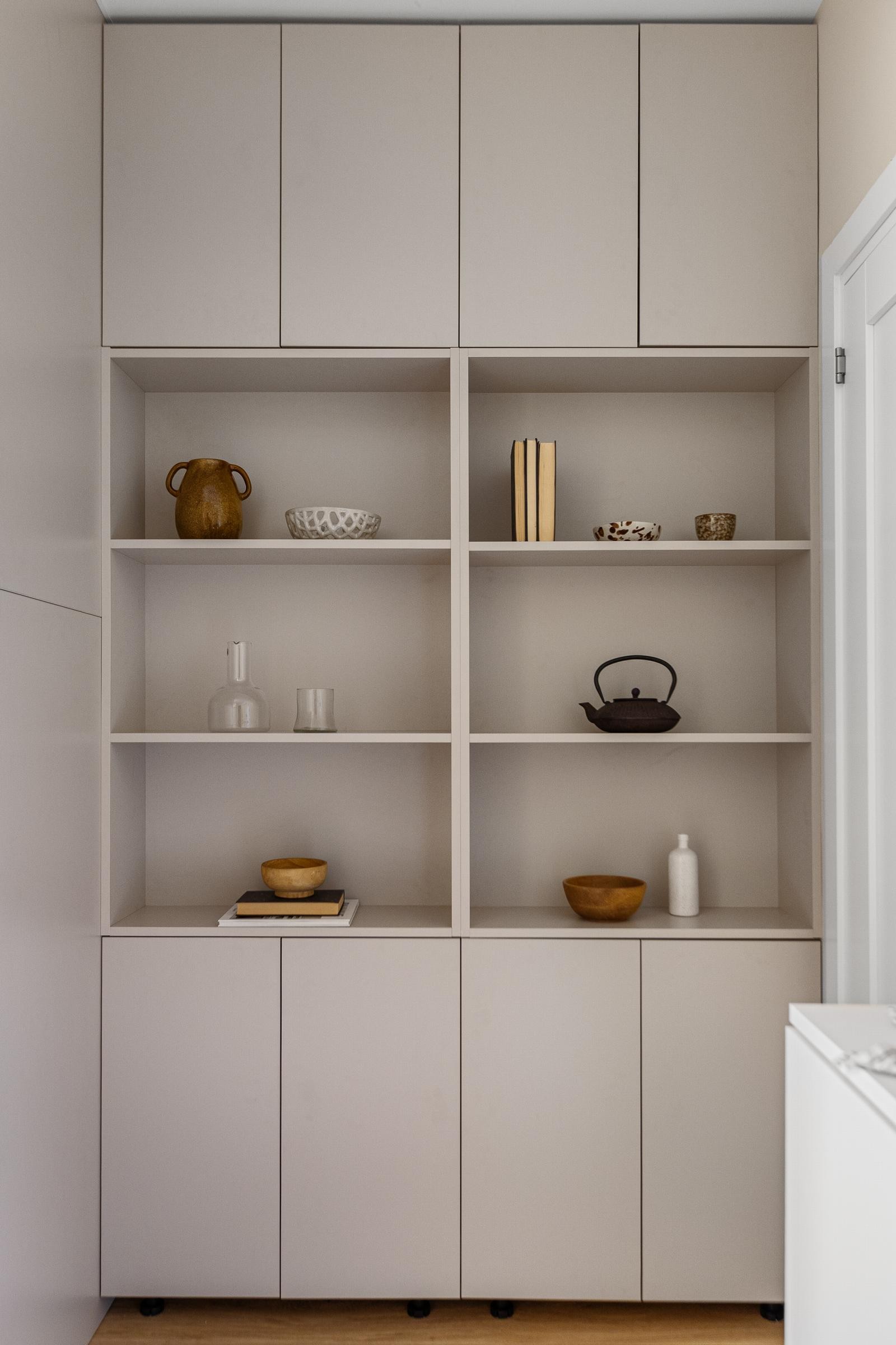 Møbelsnekrede lagringsløsninger Galleribilde