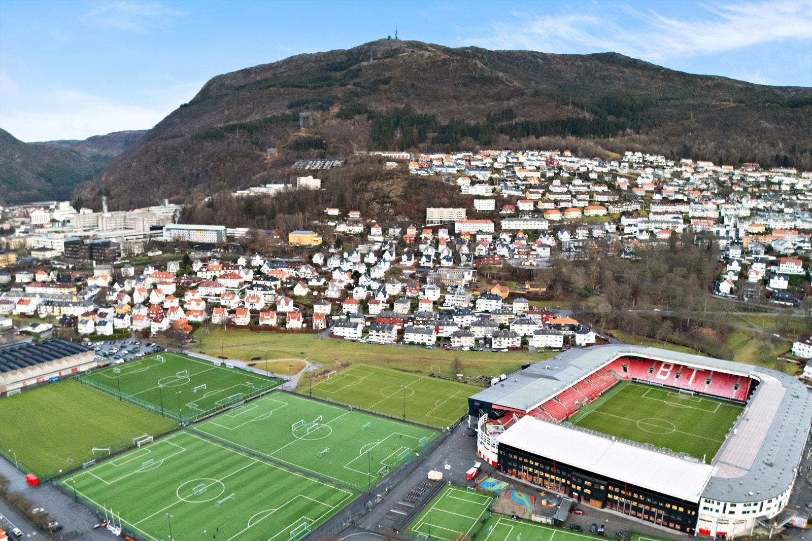 Områdebilde i retning Ulriken Galleribilde