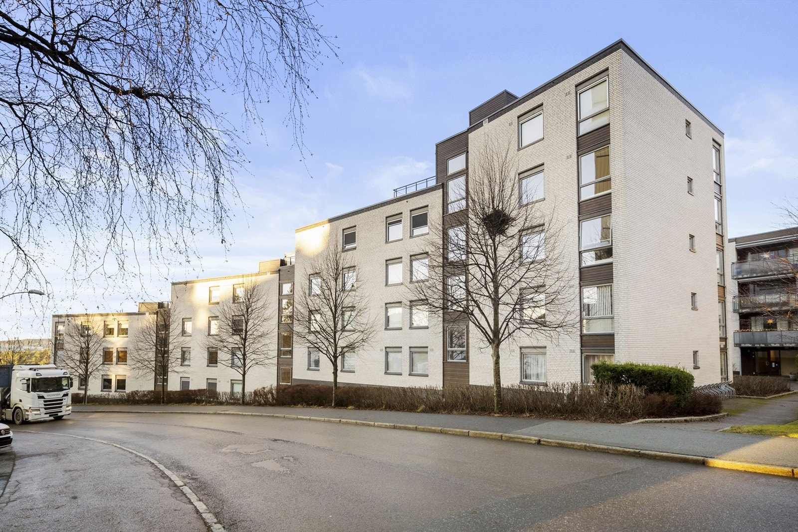 Blokkens fasade fra sørøst. Galleribilde