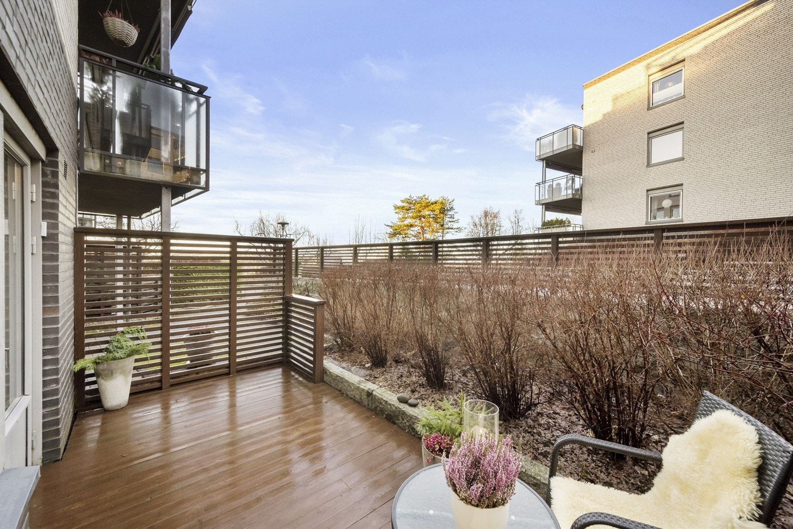 Terrasse mot vest. Galleribilde