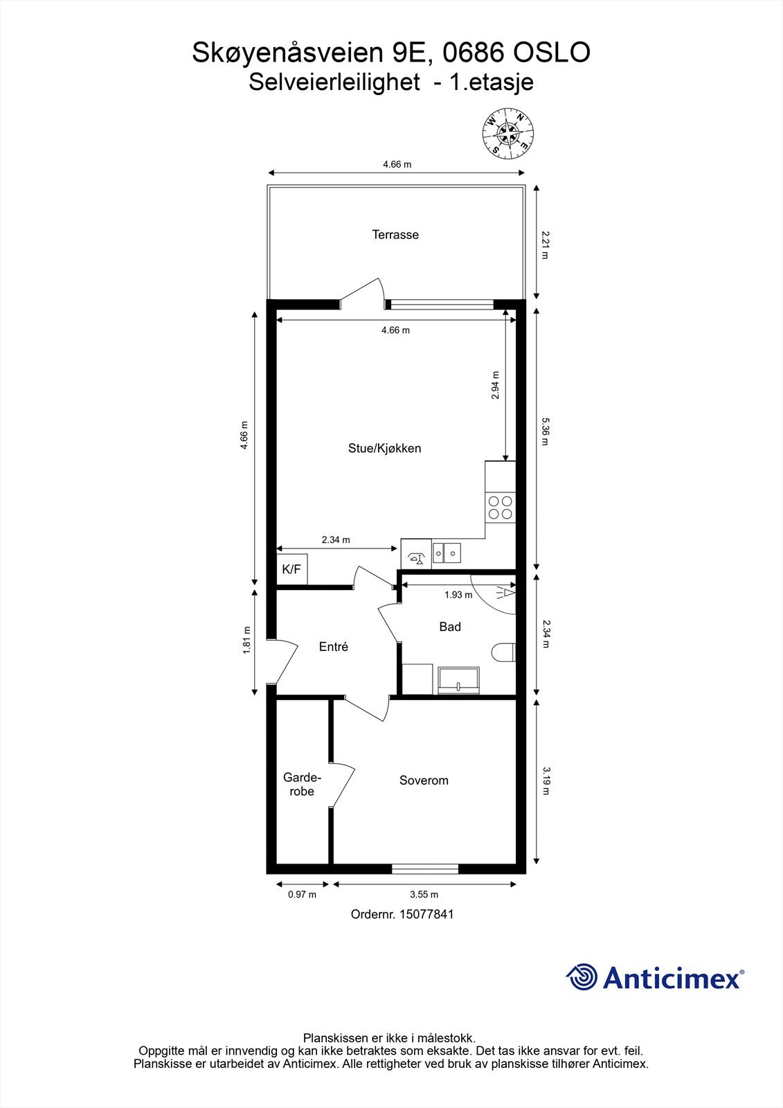 Plantegning Galleribilde