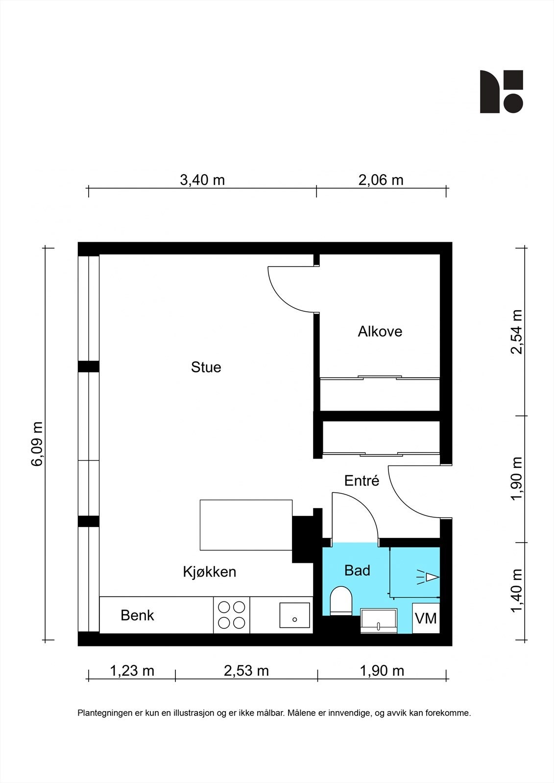 Plantegning Galleribilde