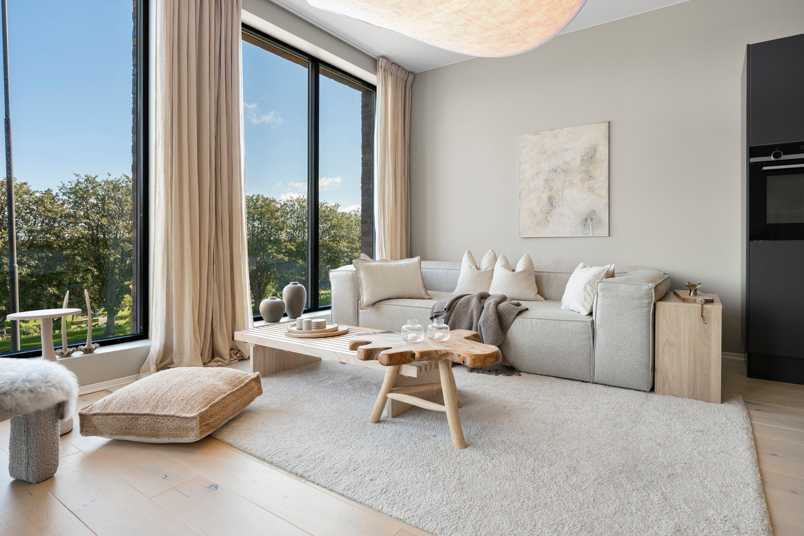 God arealutnyttelse gir praktiske og funksjonelle rom. Galleribilde