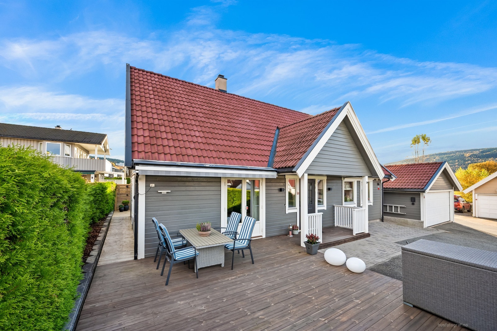 Eiendommen har en attraktiv beliggenhet på Åssiden, med kort vei til flere servicetilbud.
Foto: Haiman Askari Galleribilde