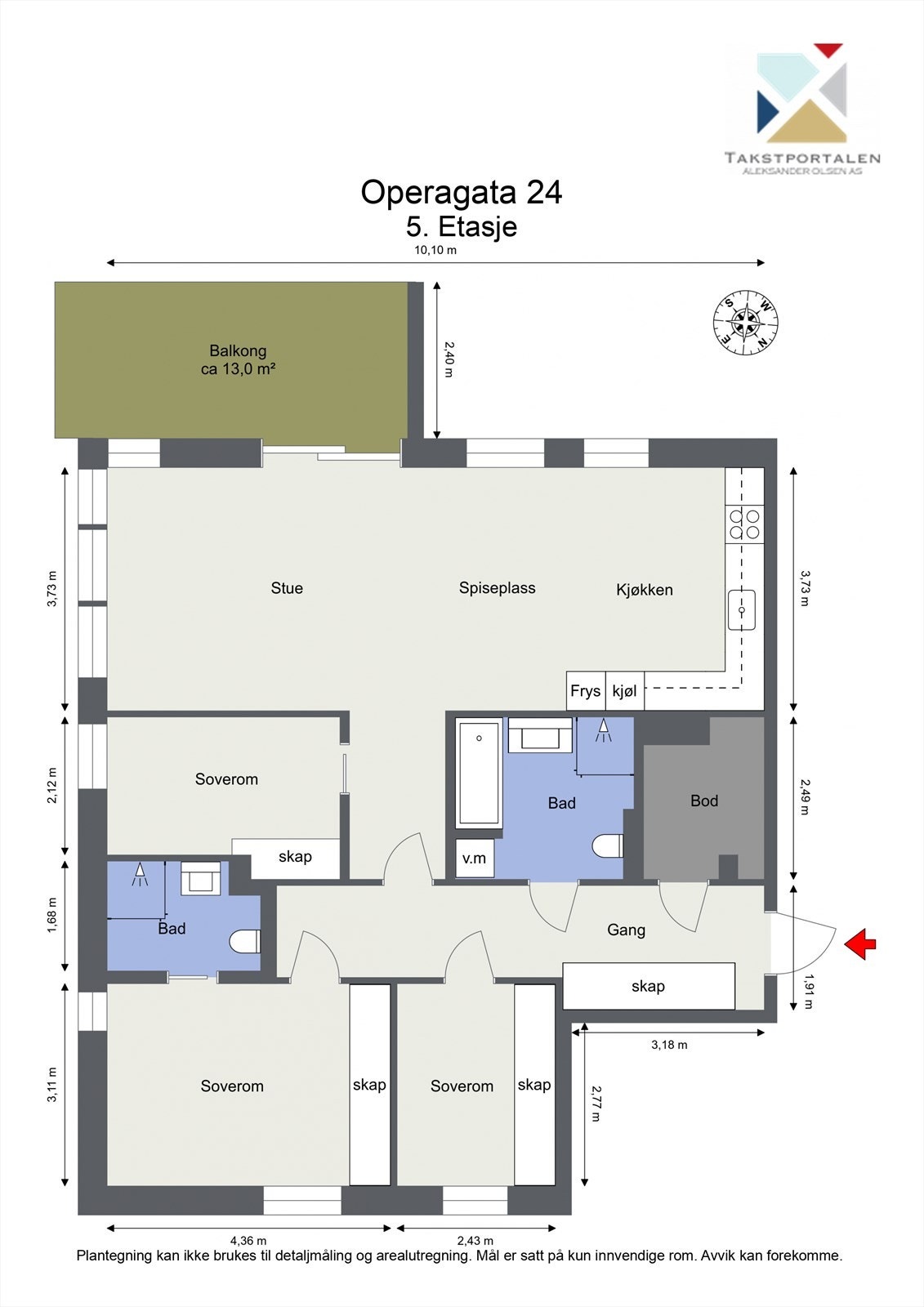 Plantegning Galleribilde