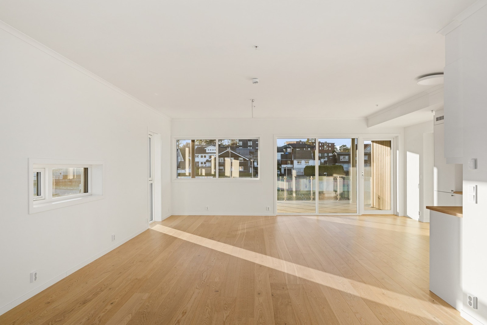 Pen enstavs eikeparkett. Galleribilde