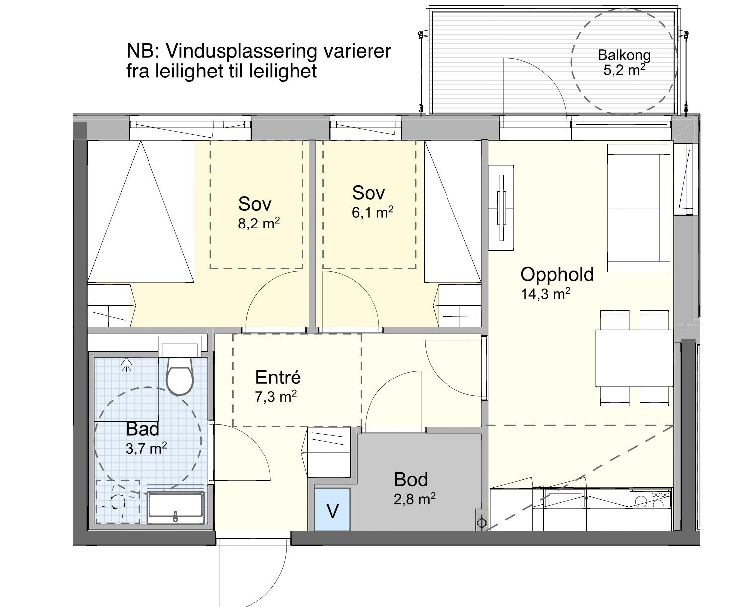 Plantegning - A612 Galleribilde