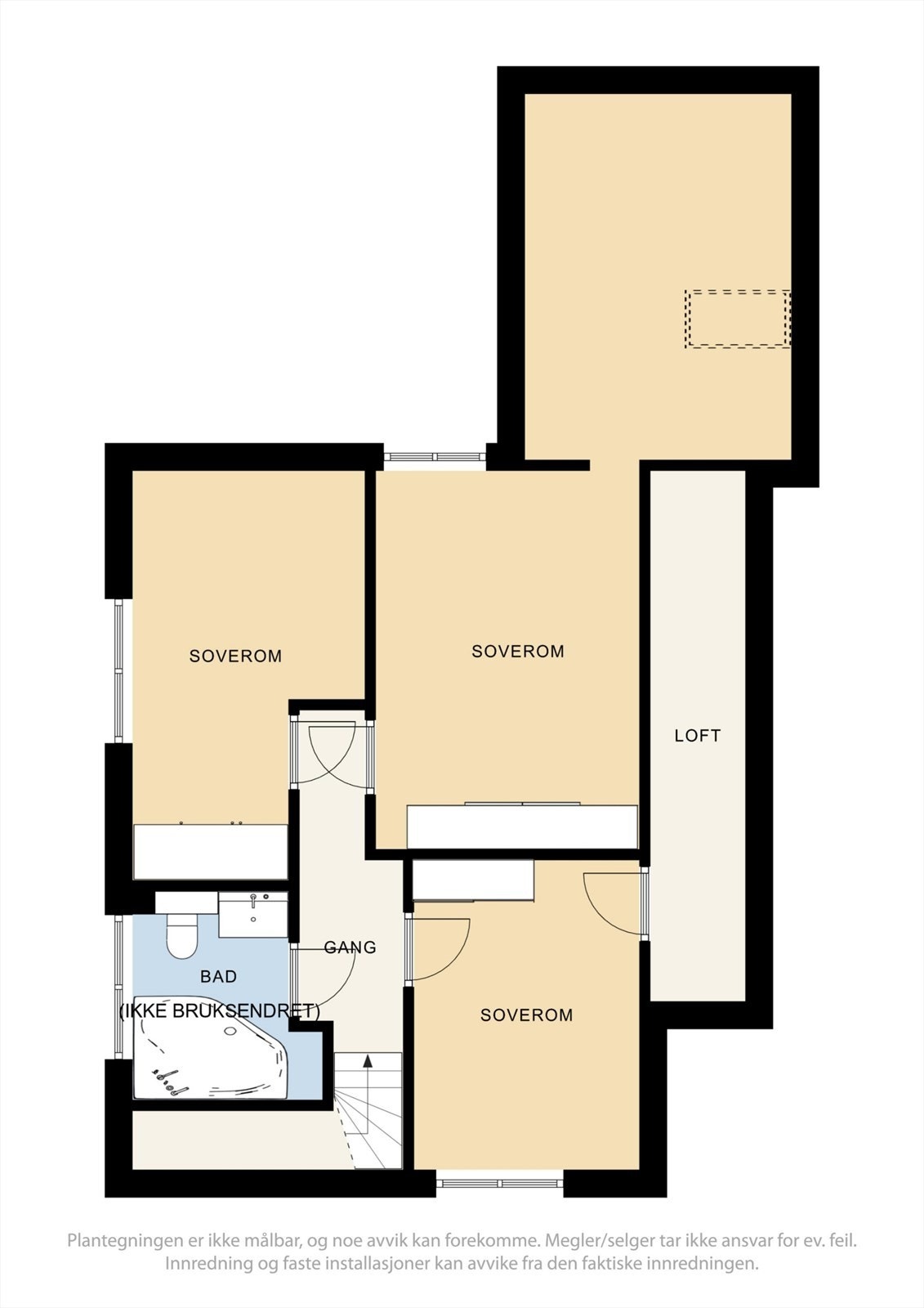 Plantegning - 2. etasje. Galleribilde