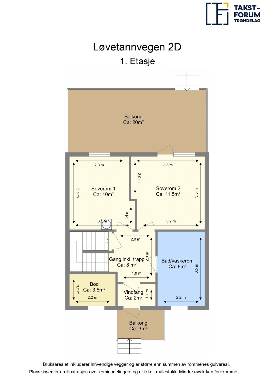 Planskisse 1.etasje. Galleribilde