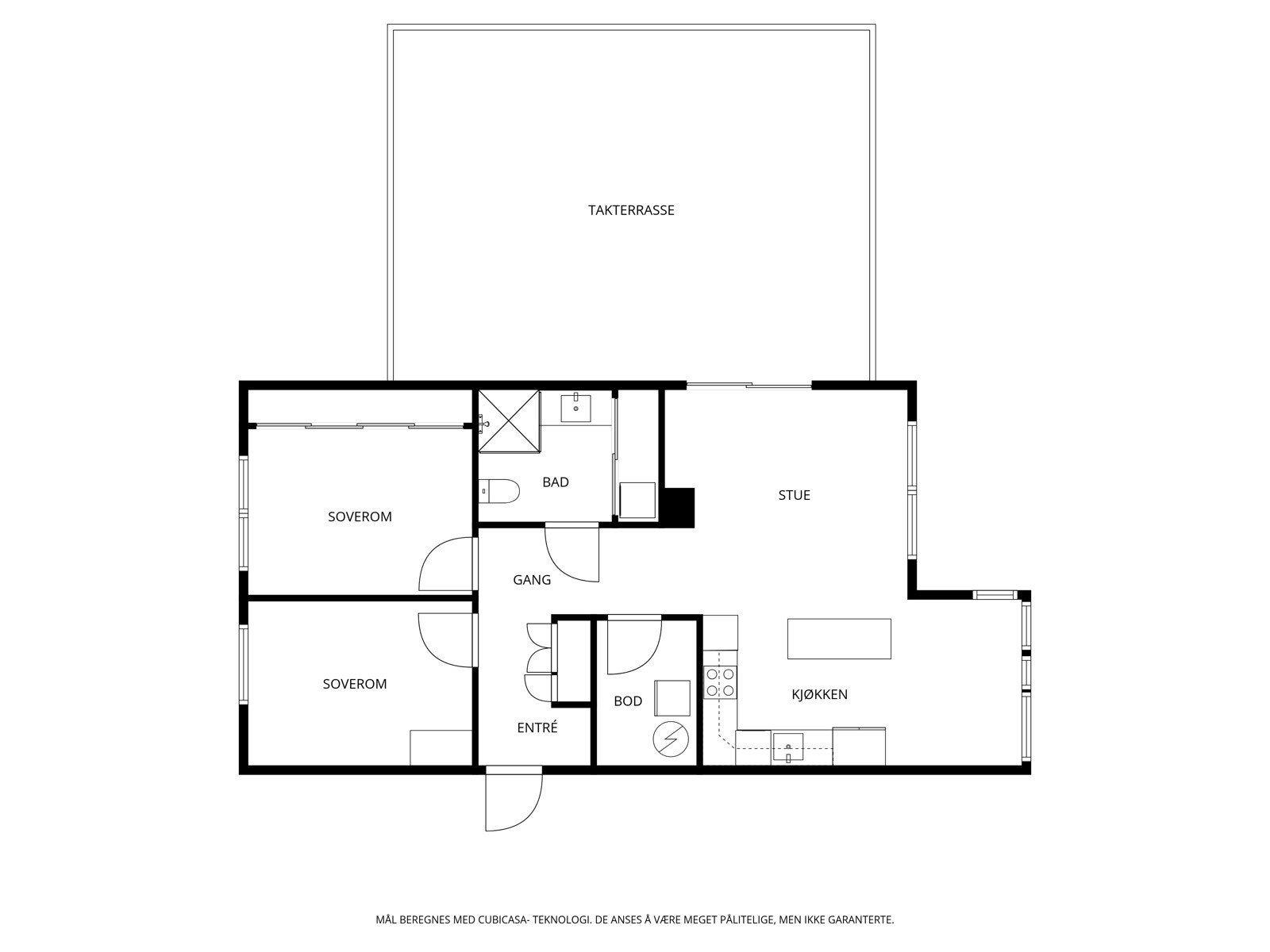 Veiledende planskisse. Galleribilde