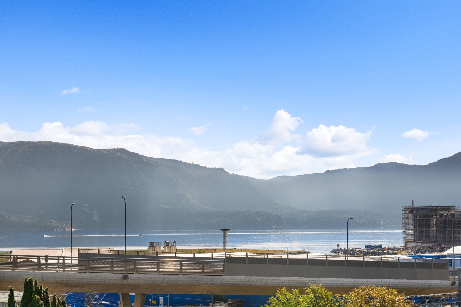 Utsikt fra takterrasse. Galleribilde